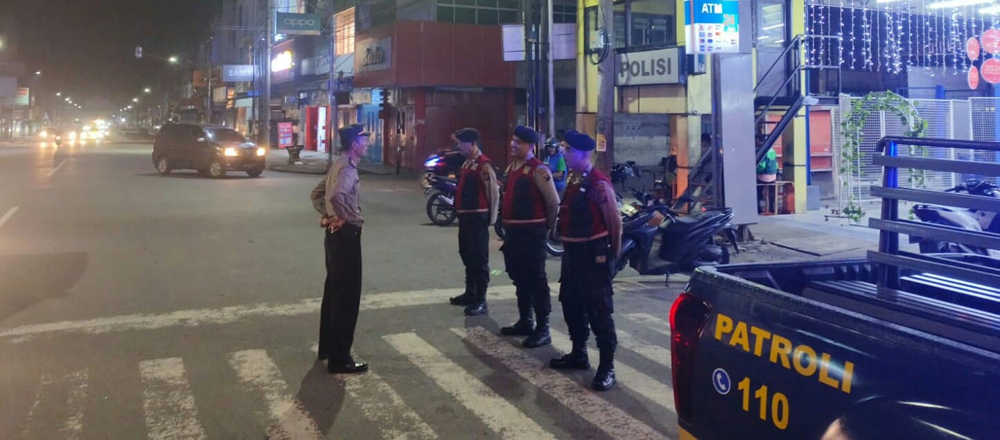 Pastikan Di Masa Kampanye Tetap Kondusif, Polres P.Siantar Patroli Kota Presisi