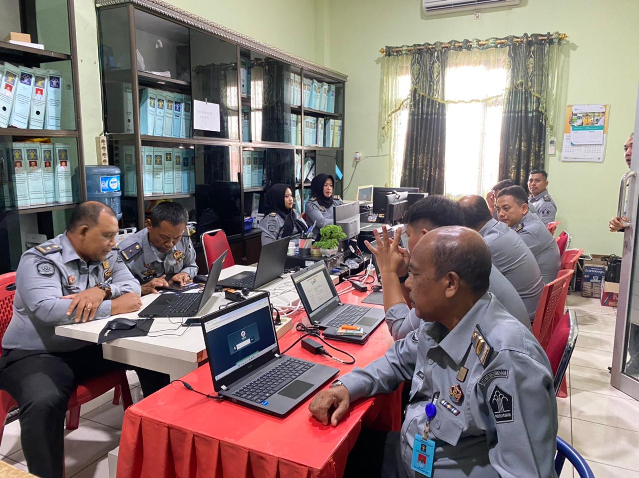 16 Pegawai Lapas Lhokseumawe Ikuti SIMPEG