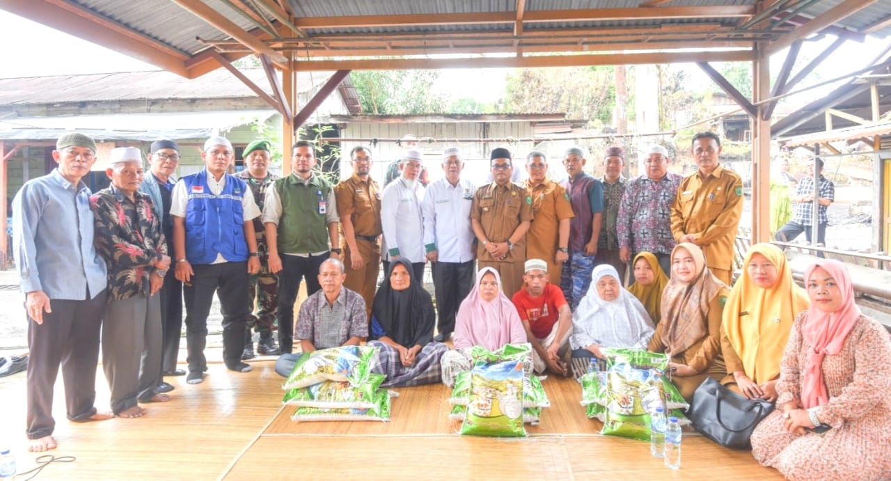 Baznas Padangsidimpuan Bantu Korban Kebakaran