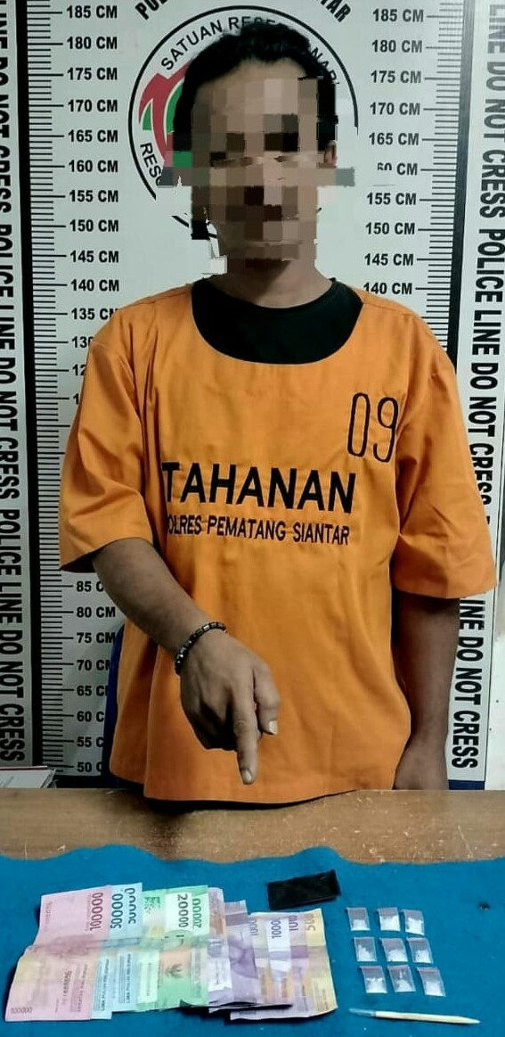 Polres P. Siantar Ringkus Pemilik Sabu