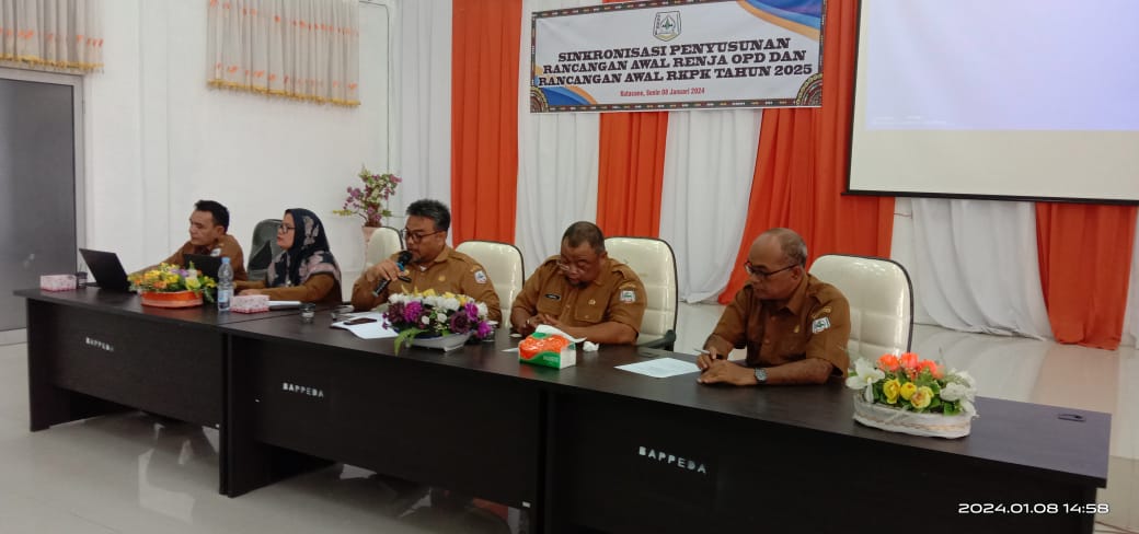 Bappeda Agara Gelar Rapat Sinkronisasi Penyusunan Rancangan Awal RKPK 2025