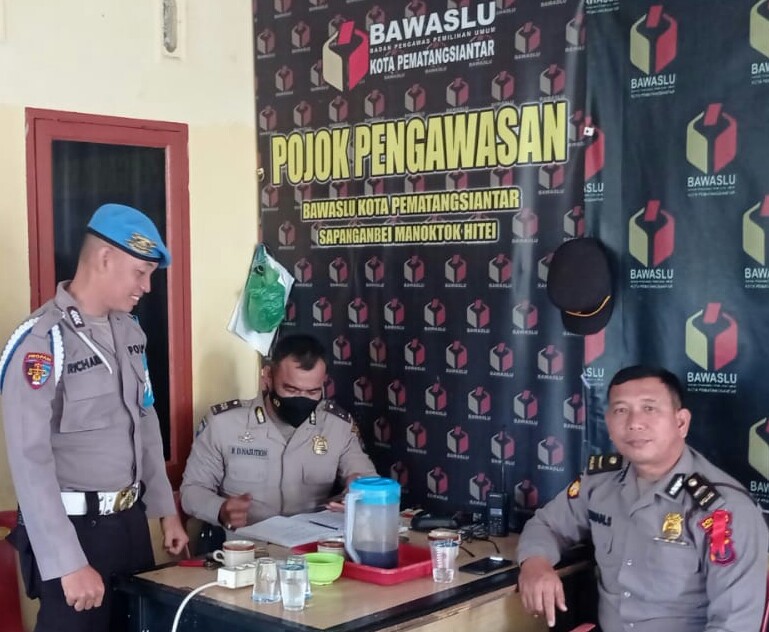 Cegah Gangguan, Polres P.Siantar Amankan KPU Dan Bawaslu