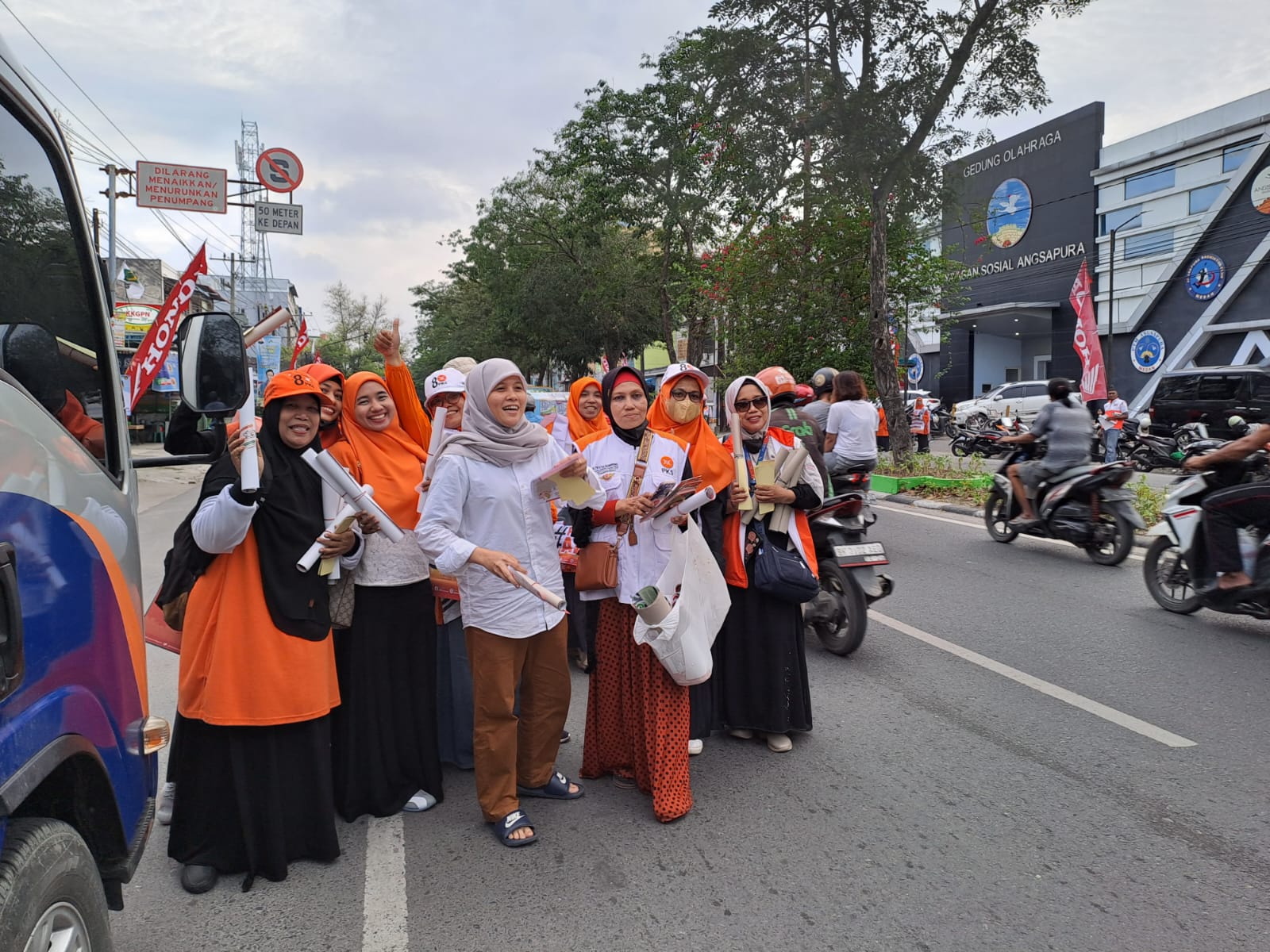 Bangun Kesadaran Politik, Alween Ong Bersamai Flashmob PKS Medan Area