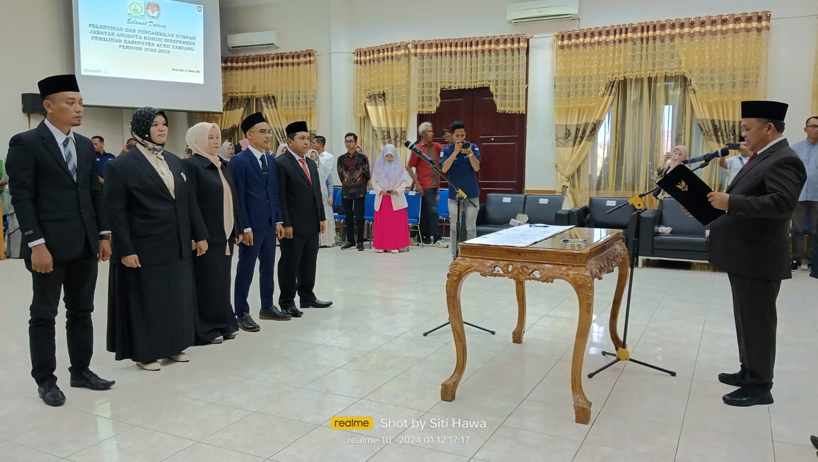 Komisioner KIP Aceh Tamiang Dilantik