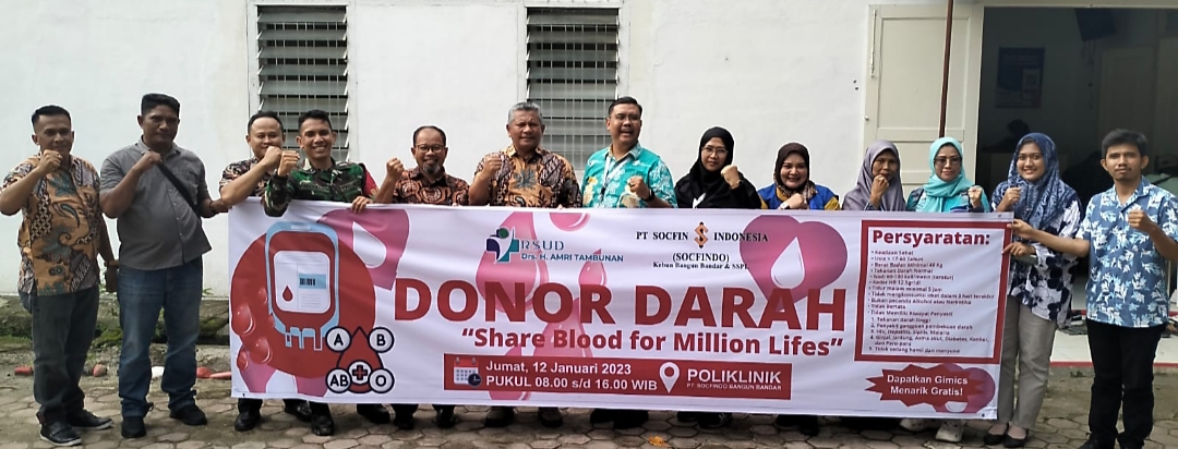 Aksi Kemanusiaan Socfindo Bangun Bandar Gelar Donor Darah