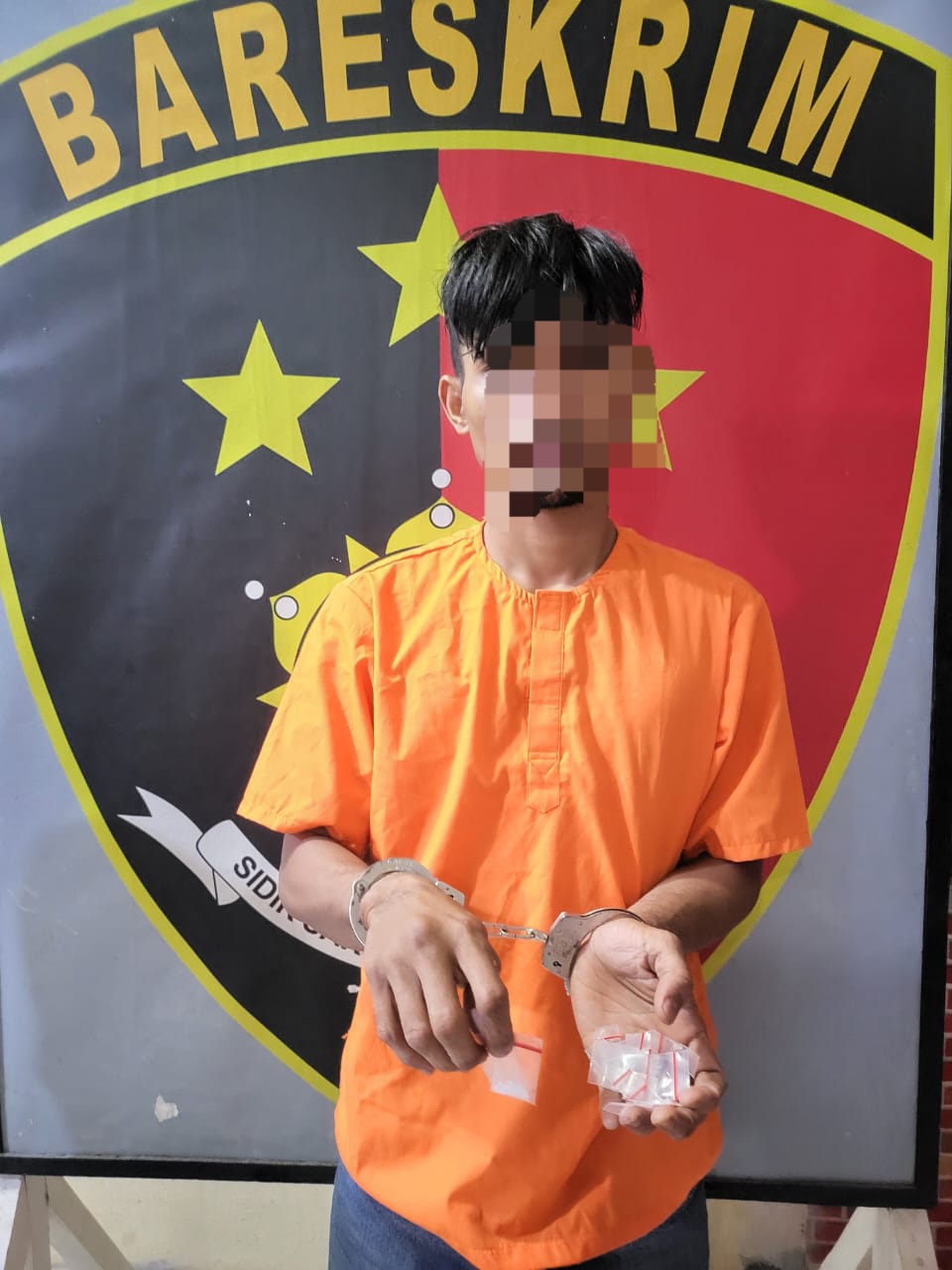 Dagang Sabu Eceran, Diboyong Ke Polsek