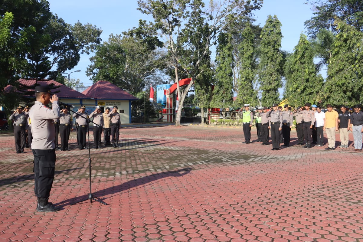 Polres Langkat Apel Cipta Harkamtibmas Jelang Pemilu