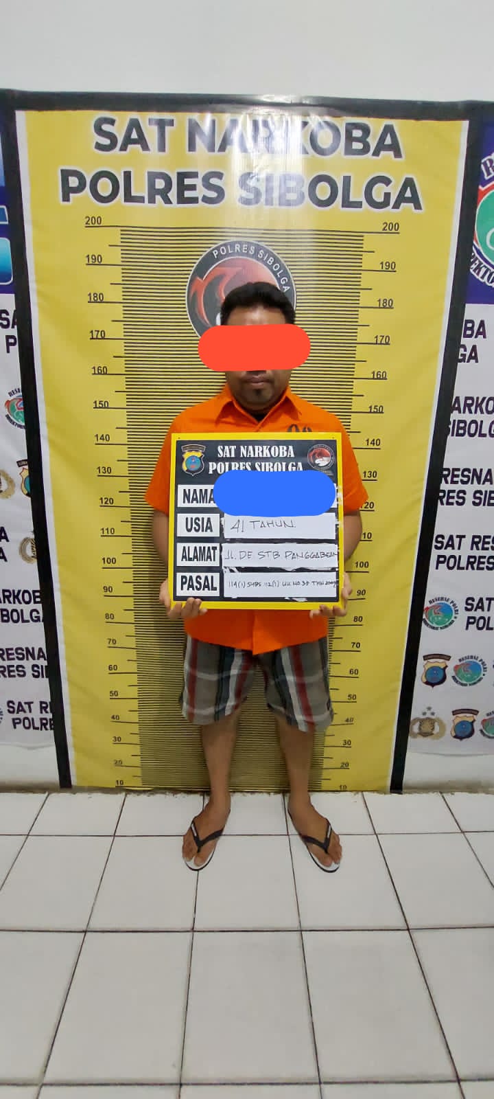 Polres Sibolga Ringkus Residivis Pemilik Sabu