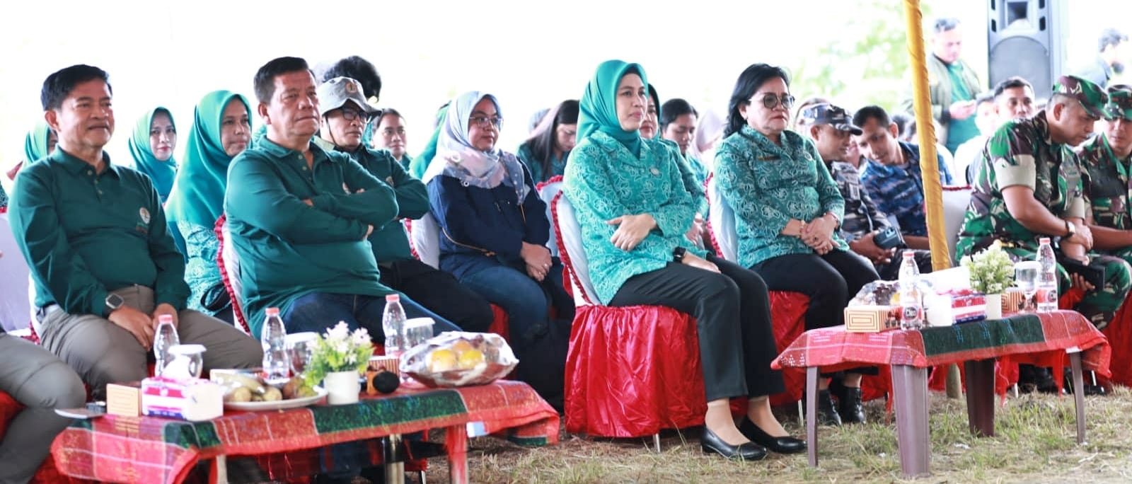 Pj. Gubsu Dan Bupati Tanam Pohon Di Sipolha Horisan