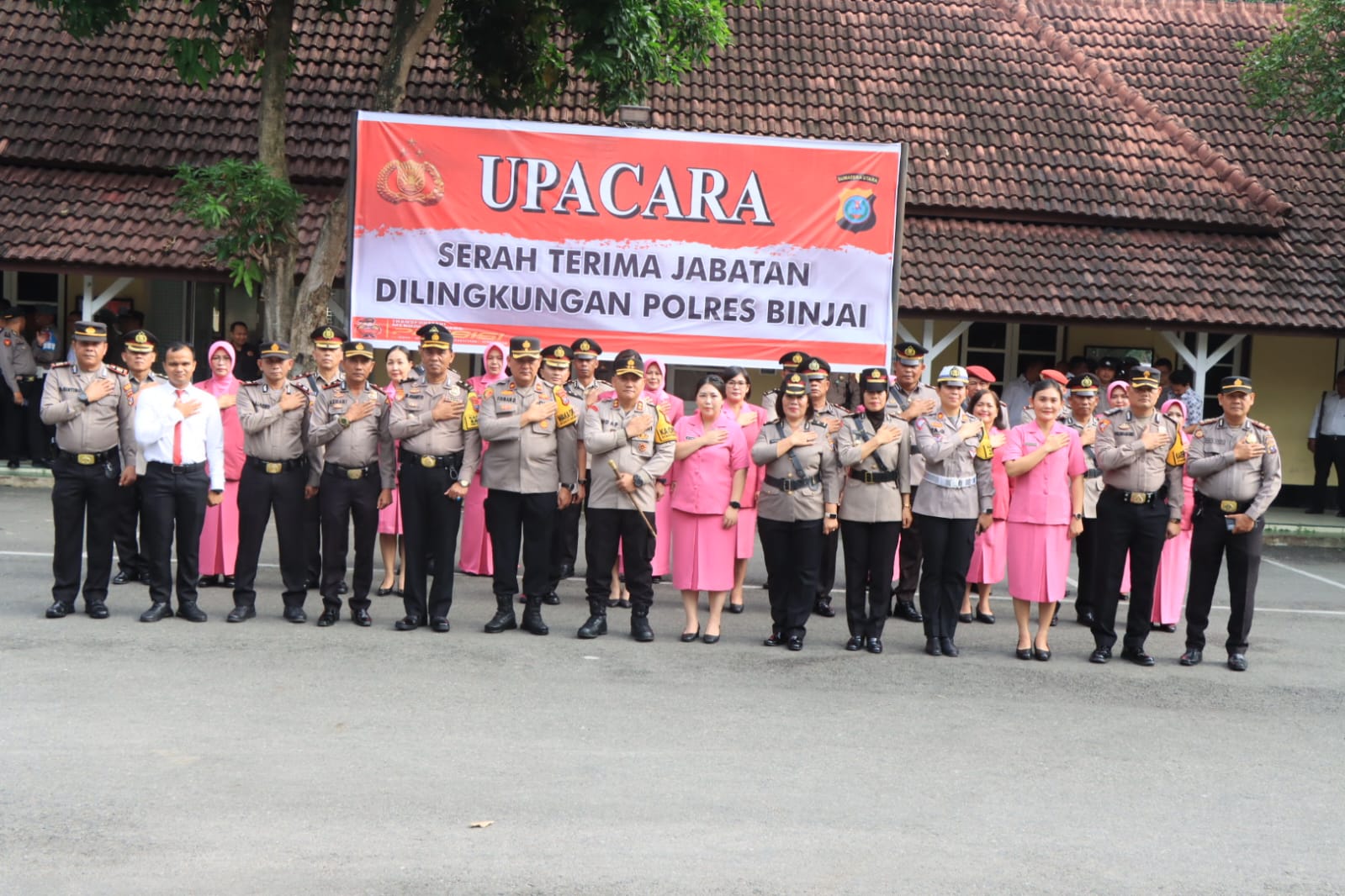 Tujuh Jabatan Perwira Polres Binjai Diganti