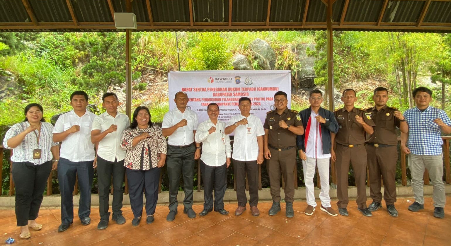 Cegah Money Politics, Gakkumdu Samosir Gelar Rakor
