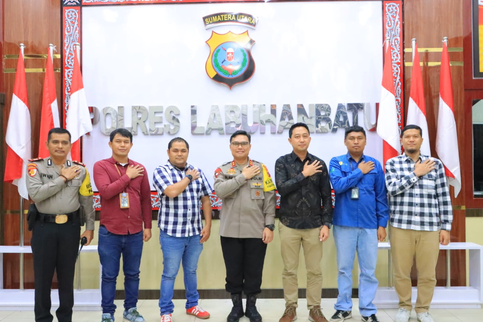 Antisipasi Gangguan Listrik Pemilu, Polres L.Batu Jalin Kerjasama Dengan PLN