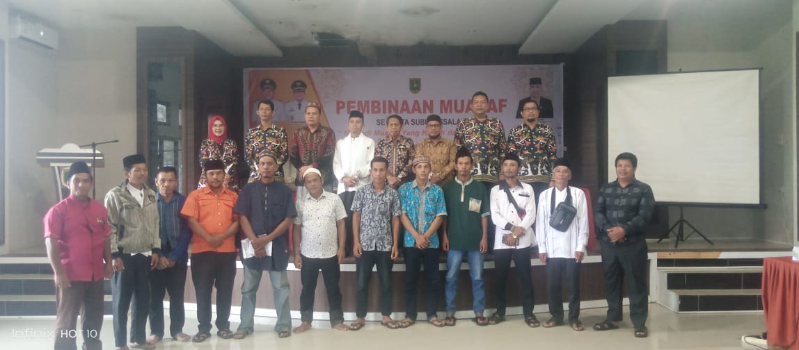 90 Muallaf Kota Subulussalam Ikut Pembinaan