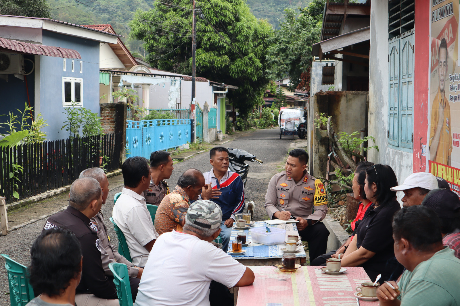Masyarakat Curhat Ke Kapolres Terkait Kamtibmas Di Sibolga