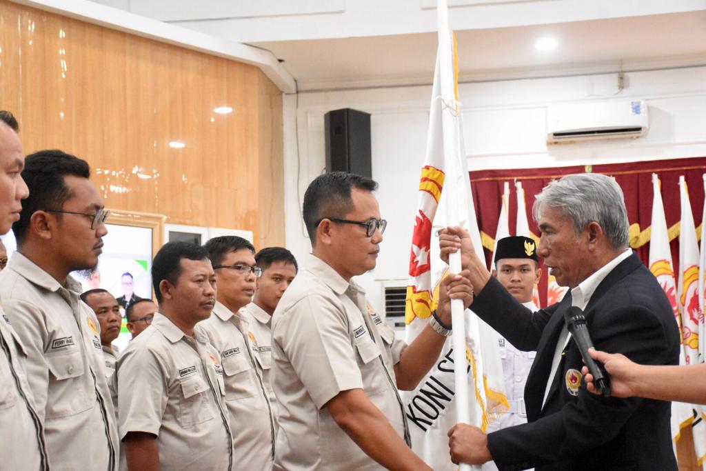 KONI Sergai Dilantik, Ustor Target 4 Besar PON Sumut