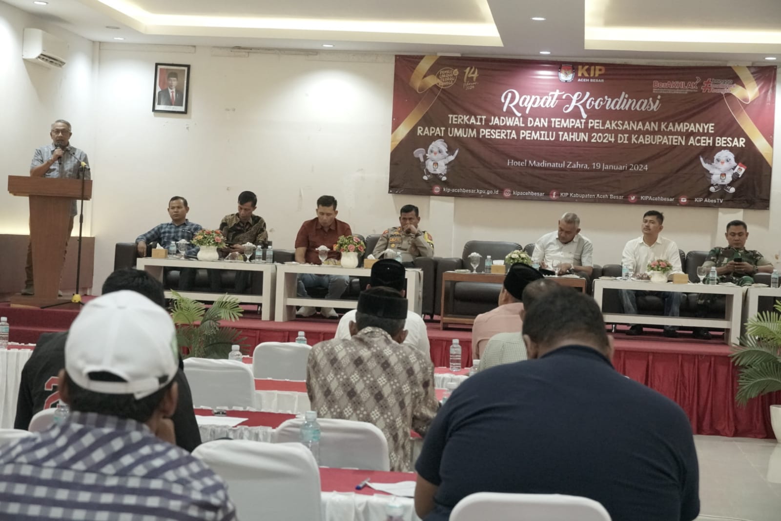 Aceh Besar Rakor Jadwal Kampaye Pemilu 2024