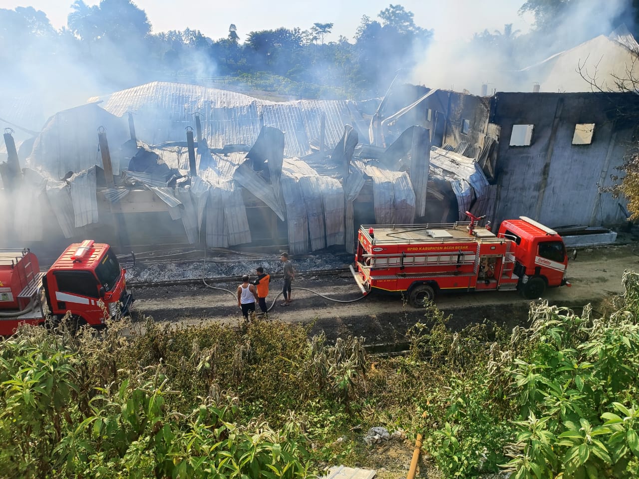 Kandang Terbakar, 6.000 Ekor Ayam Musnah
