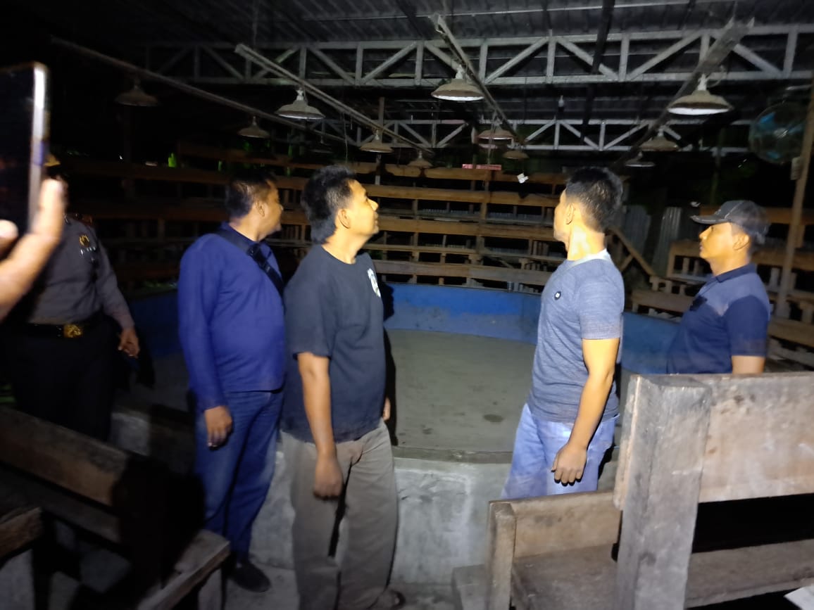 Kembali Didatangi Polisi, Lokasi Judi Sabung Ayam Tutup