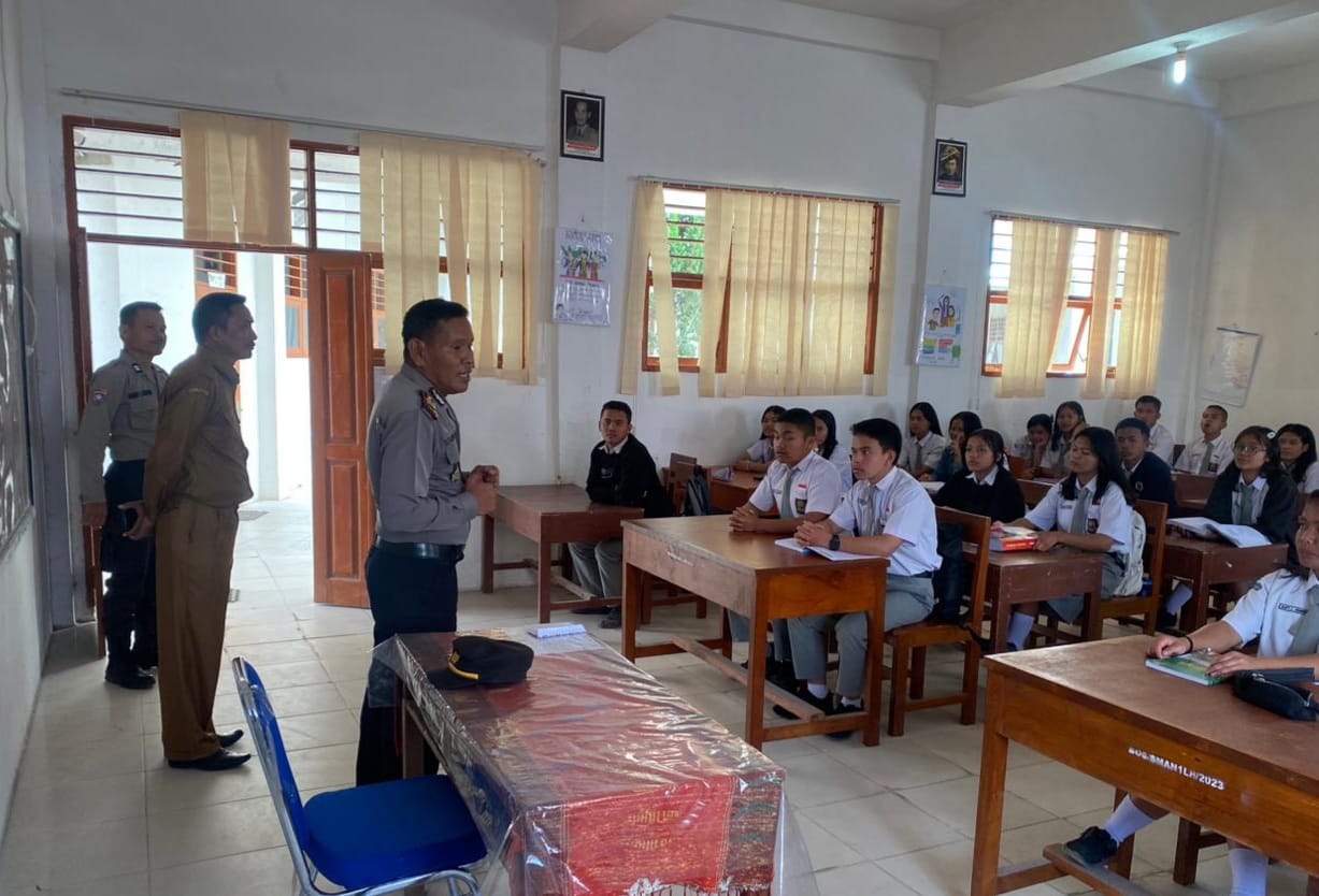 Polres Humbahas Laksanakan Pembinaan Pelajar Di Sekolah