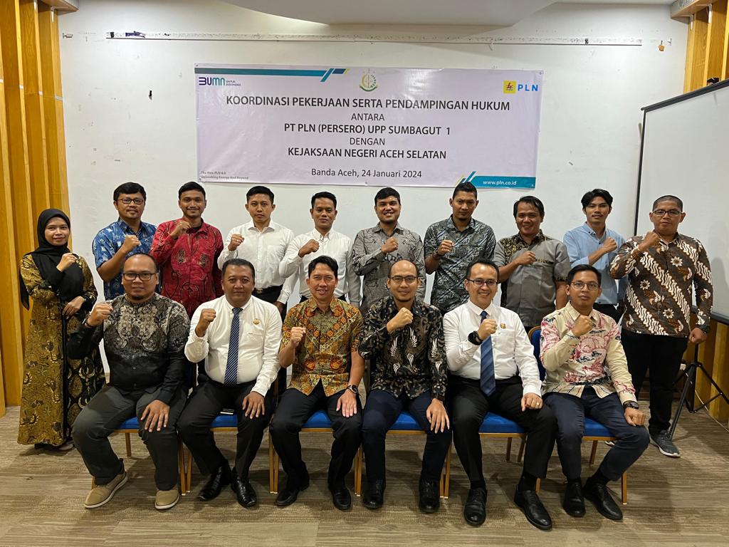 Sinergitas UIPSBU - Kajari Aceh Selatan Perkuat Sistem Kelistrikan Di Aceh