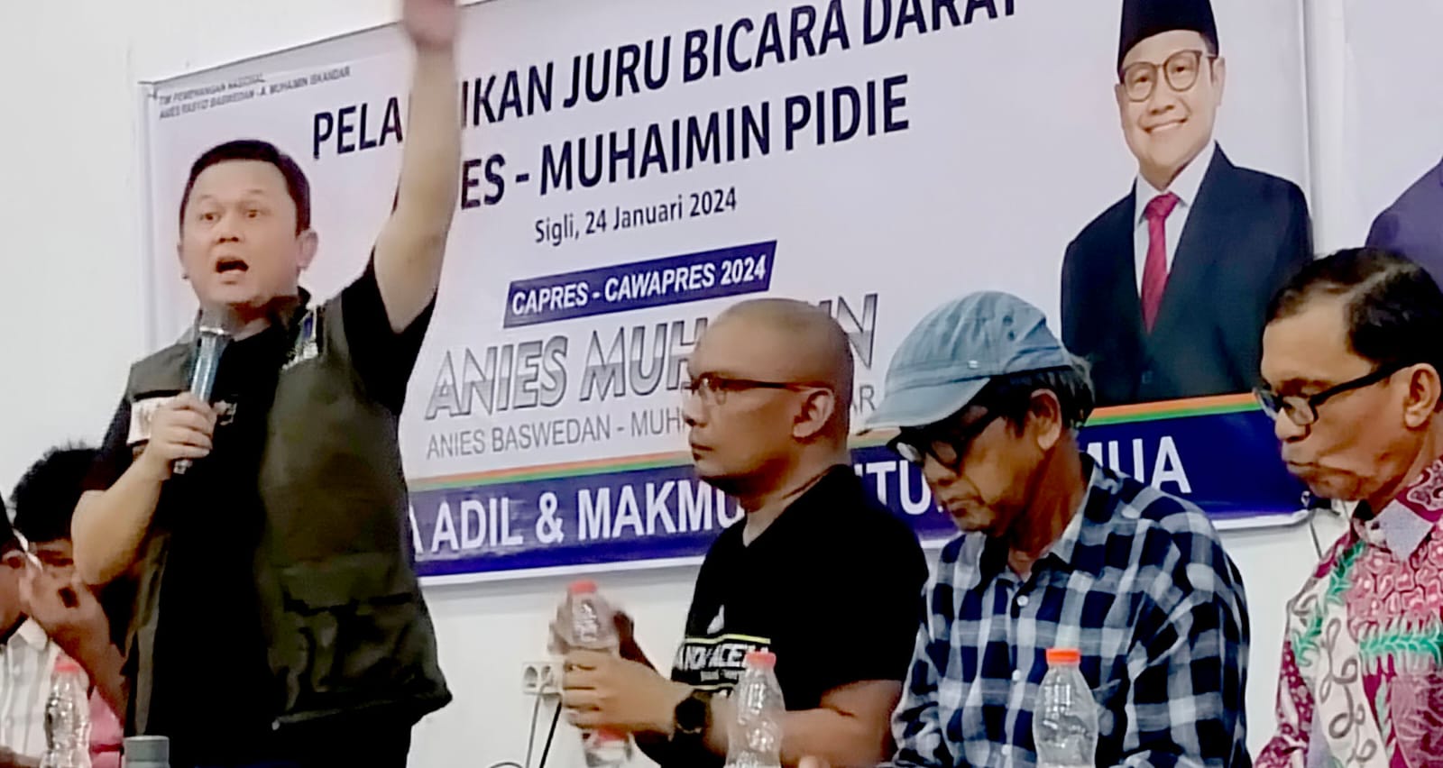 Ratusan Warga Pidie Hadiri Pelantikan Jubir Darat Amin
