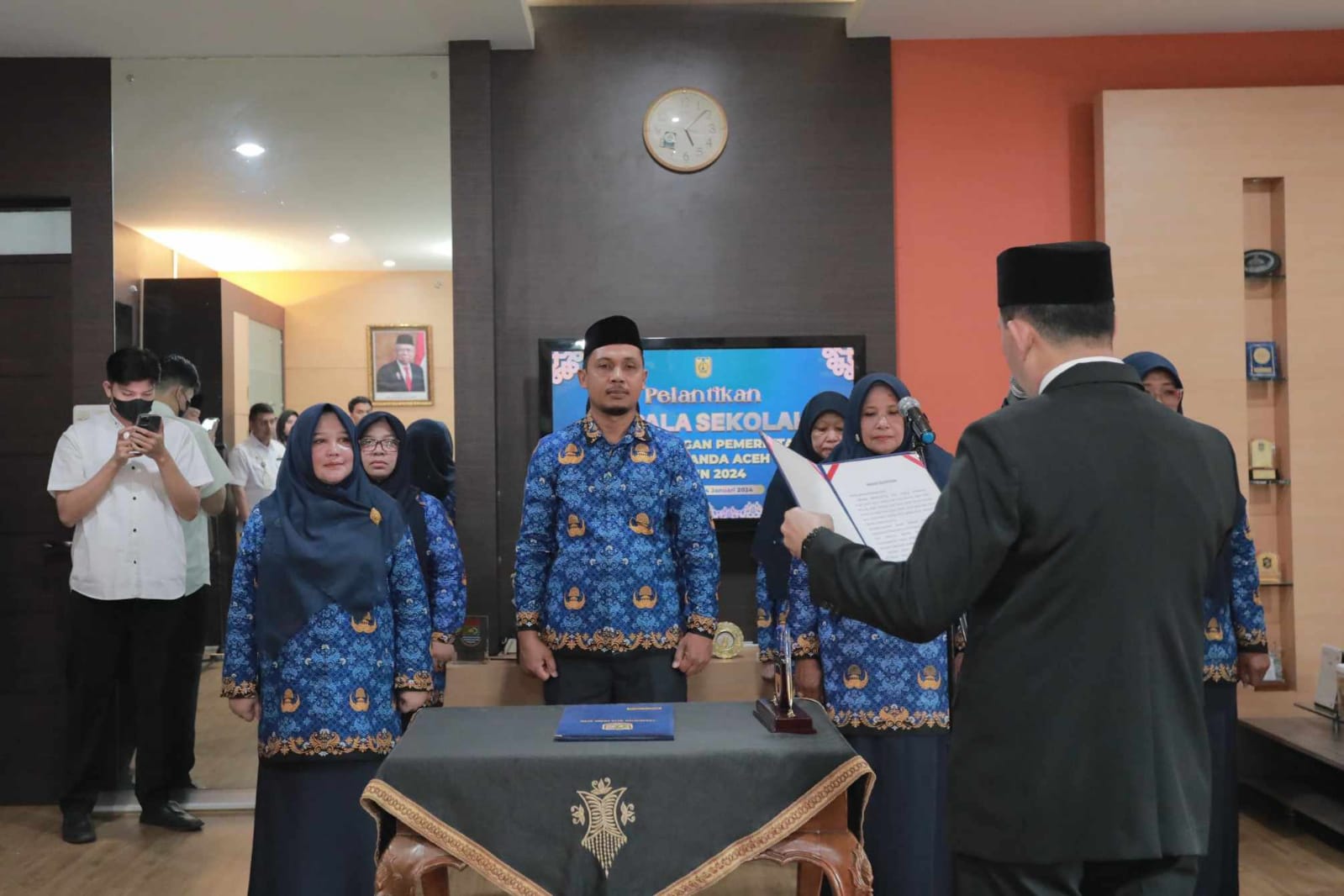 Pj Sekda Lantik Sejumlah Kepsek Di Lingkungan Pemko Banda Aceh