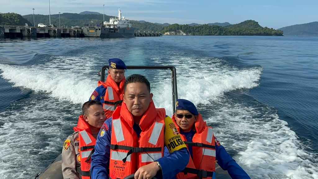 Kapolres Patroli Laut Bersama Di Wilayah Perairan Teluk Sabang