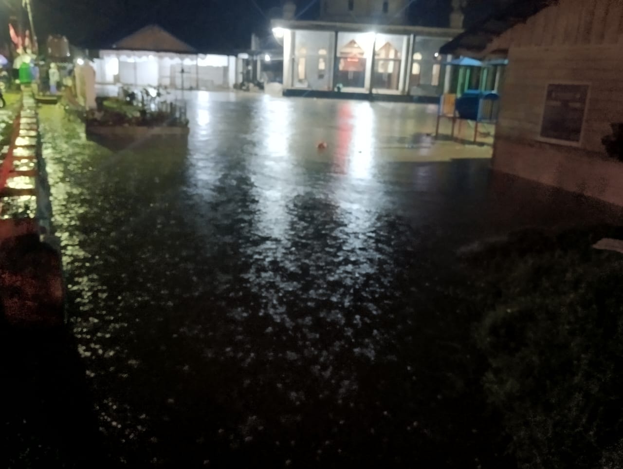 BPBD Aceh Besar Siaga, Gampong Lon Hasan Banjir