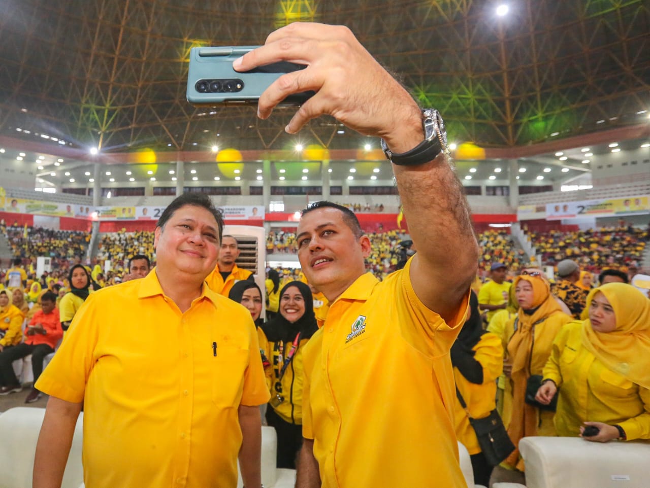 10.000 Masyarakat Hadiri Kumpul Rakyat Golkar, Ijeck-Airlangga Menangkan Prabowo Satu Putaran