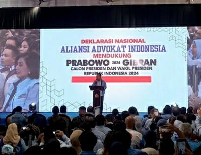 Ribuan Advokat Deklarasi Dukung Prabowo - Gibran, Otto Hasibuan: Semua Atas Inisiatif Sendiri