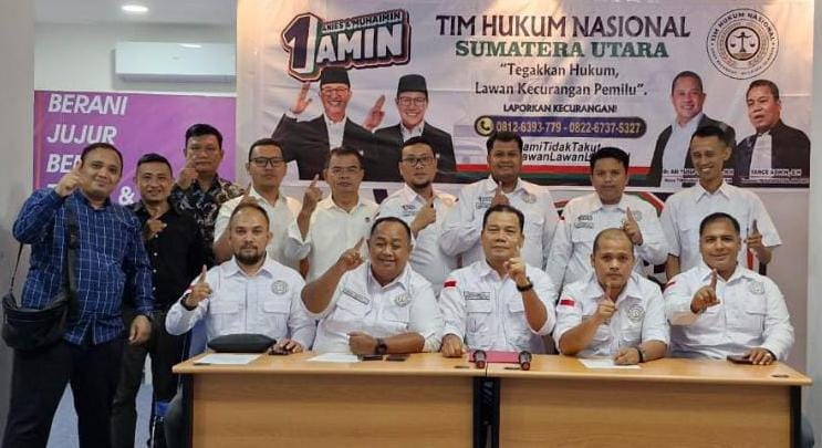 Tim Hukum TPD AMIN Sumut Ingatkan ASN, TNI/Polri Netral