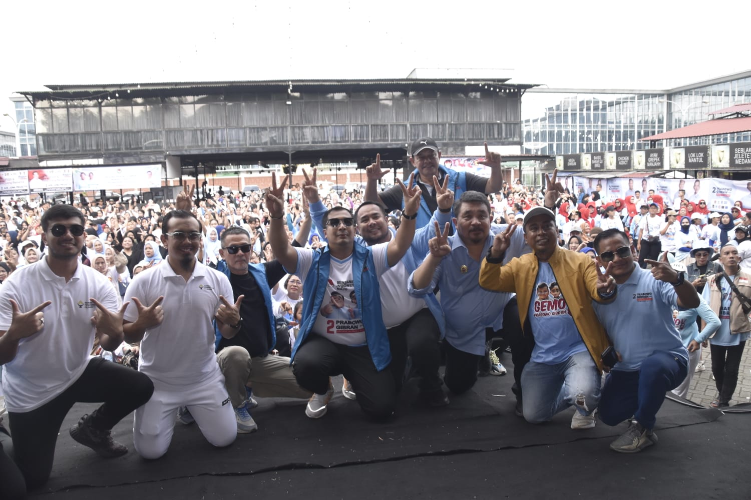 Ribuan Warga Medan Antusias Ikut Senam Gemoy TKD Sumut