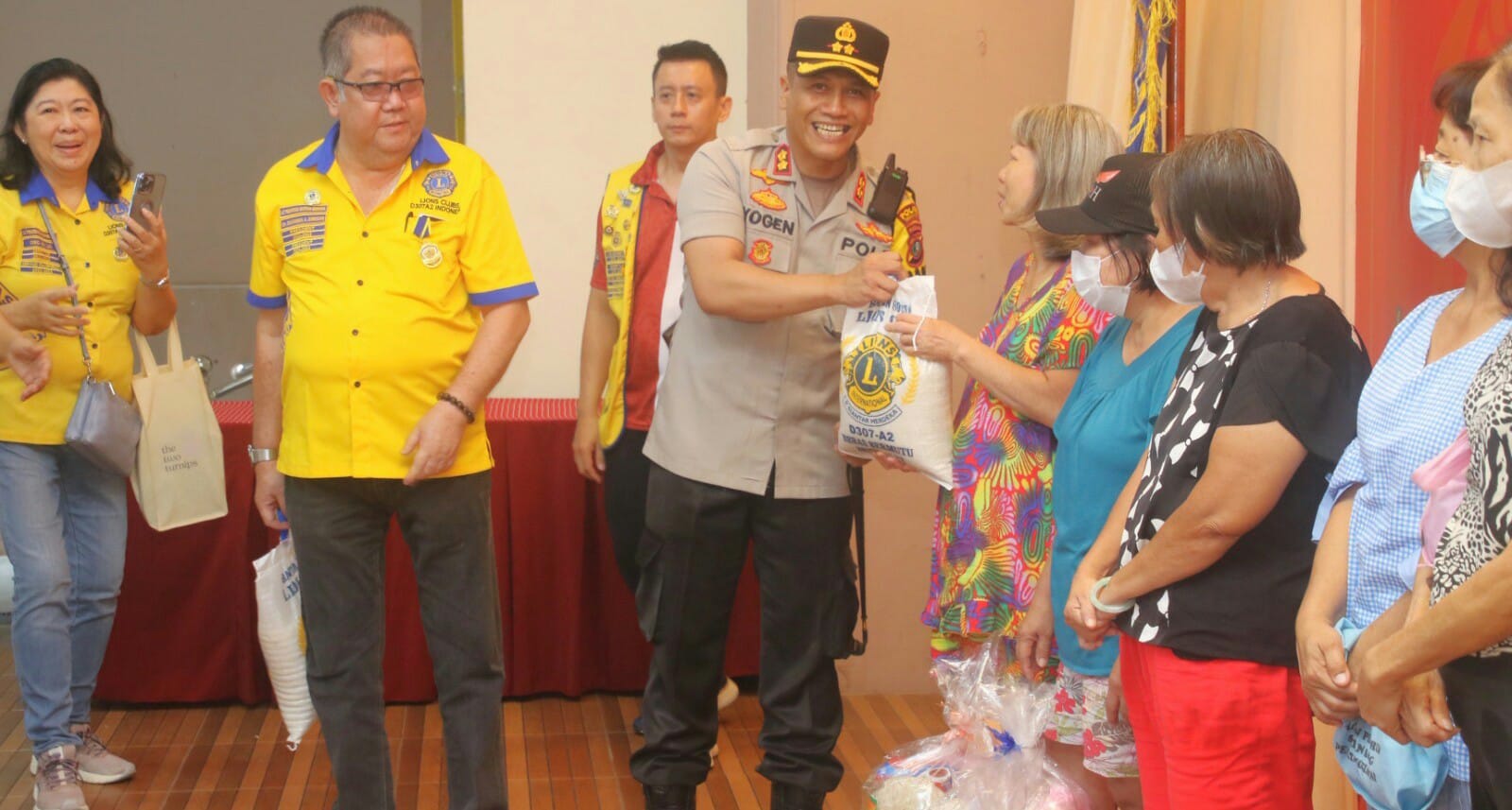 Kapolres P. Siantar Berterimakasih Adanya Bakti Sosial Sambut Imlek