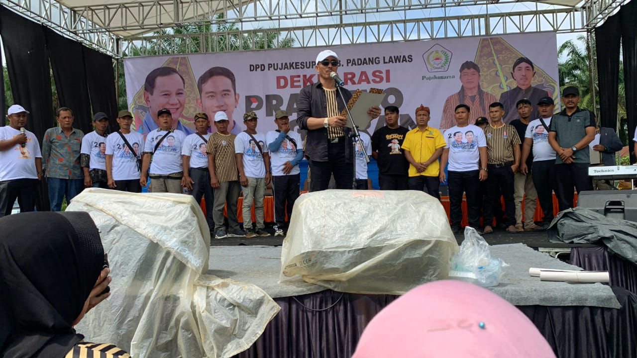 Pujakesuma Palas Deklarasi Dukung Pasangan Prabowo-Gibran