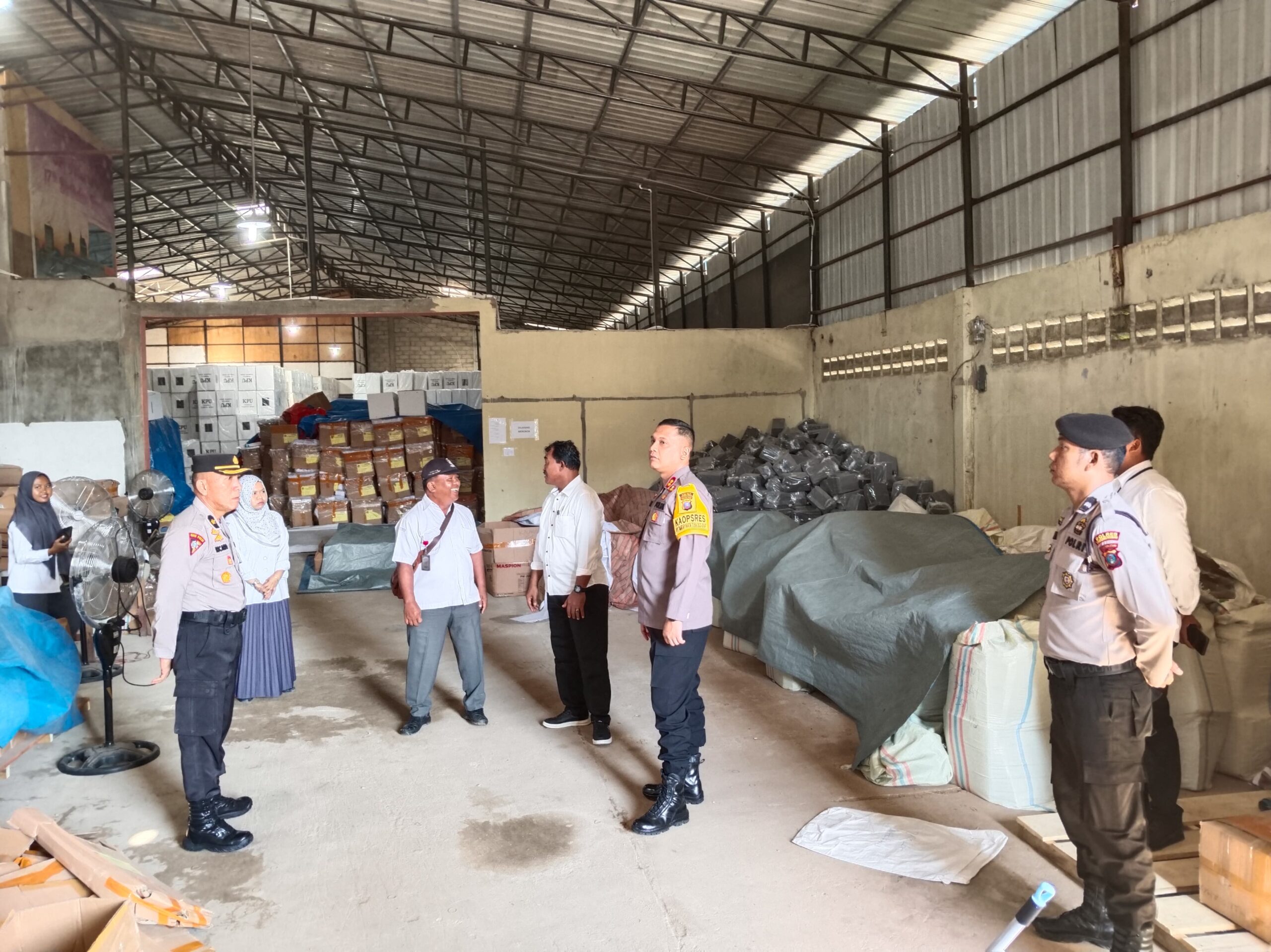 Kapolres Tapteng: Gudang Logistik Pemilu Wajib Diamankan
