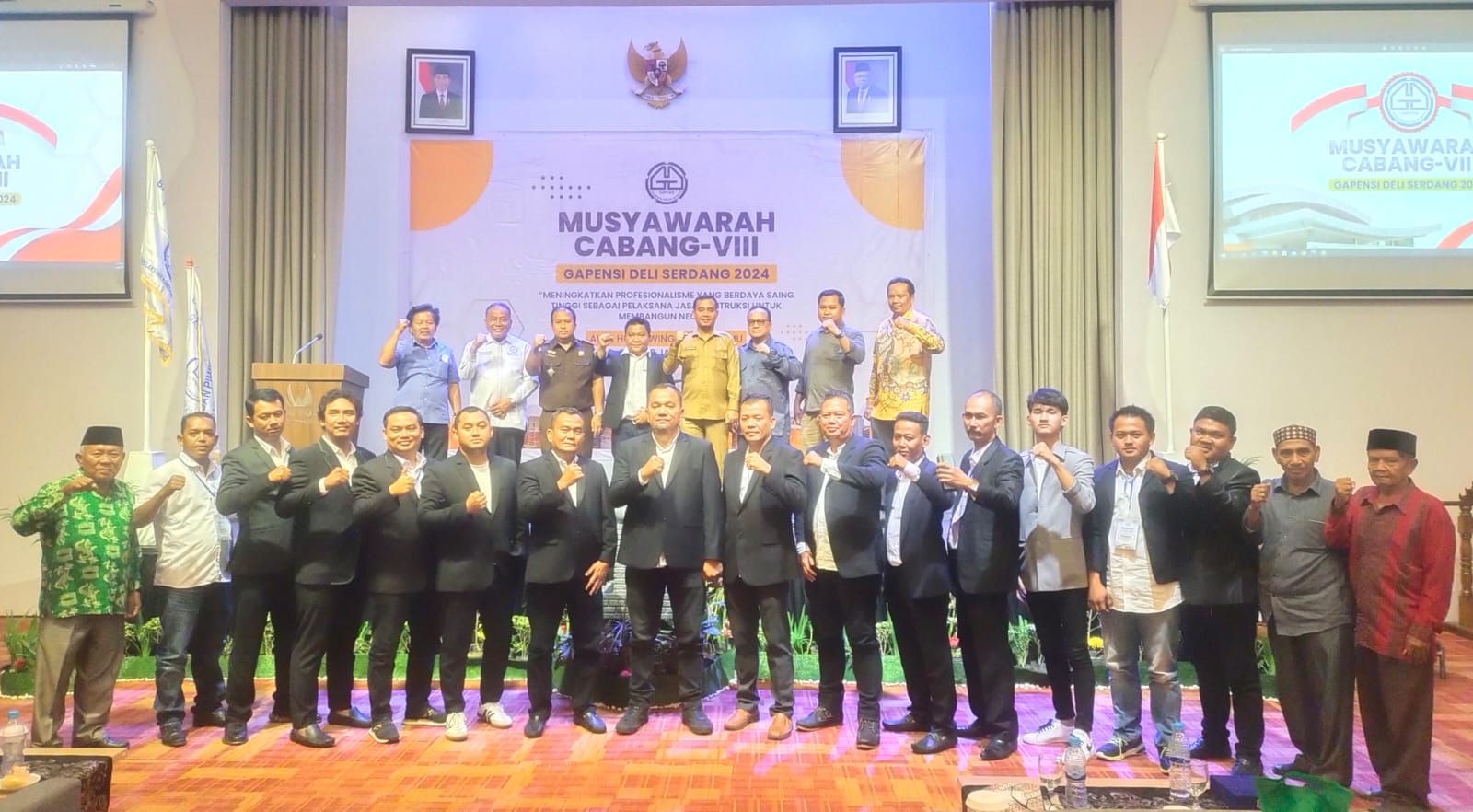 Hasan Habib Pimpin Gapensi, Bupati DS: Pemkab Komitmen Jalin Kerja Sama