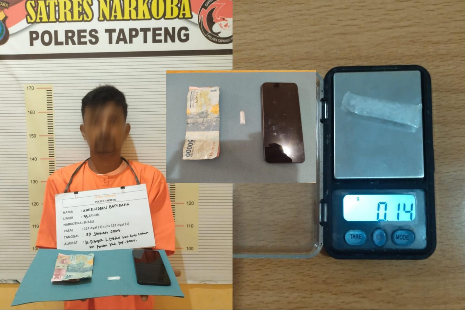 Polisi Tangkap Nelayan Terlibat Sabu