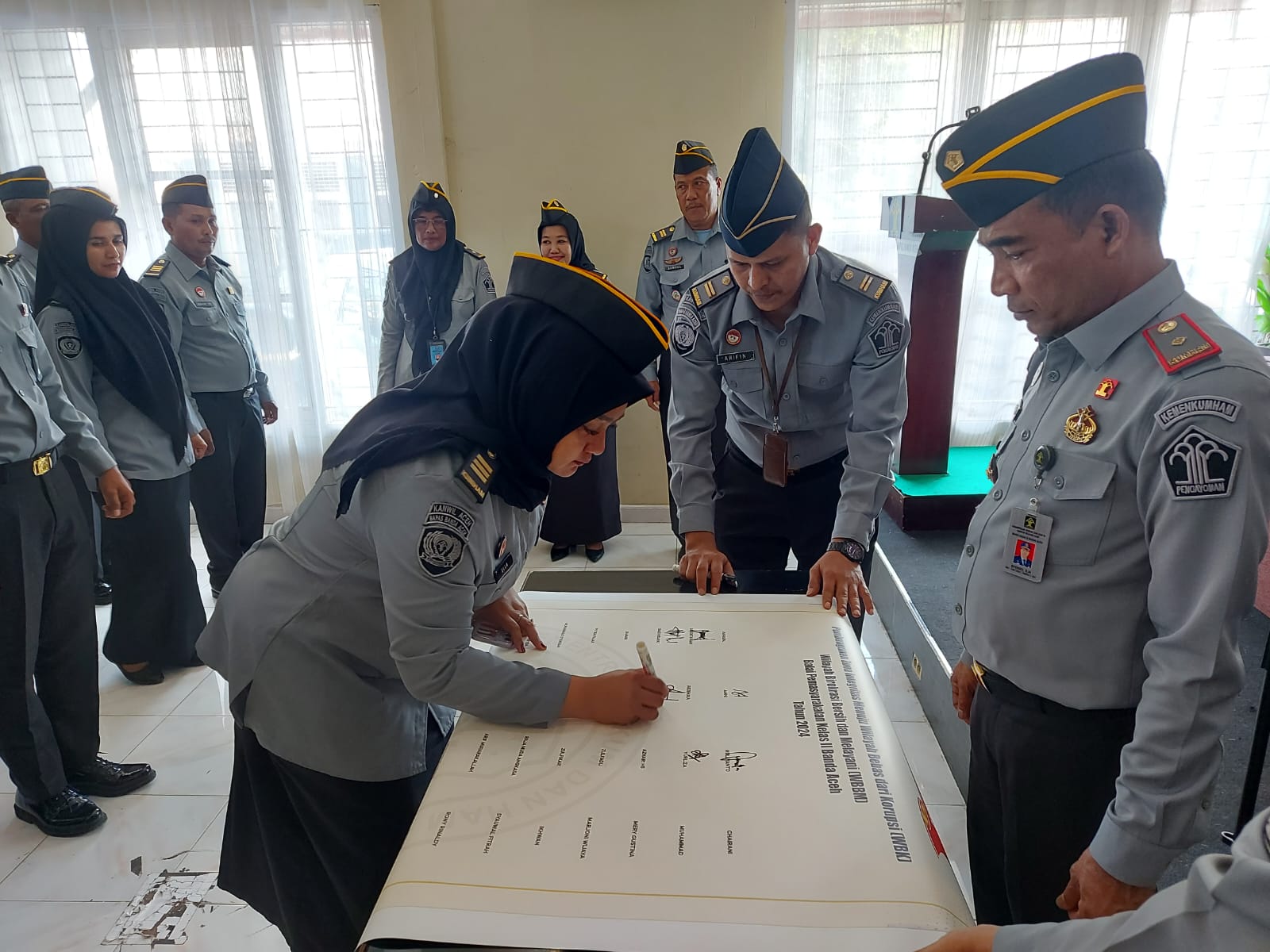 Bapas Banda Aceh Gelar Komitmen Bersama Pembangunan Zona Integritas