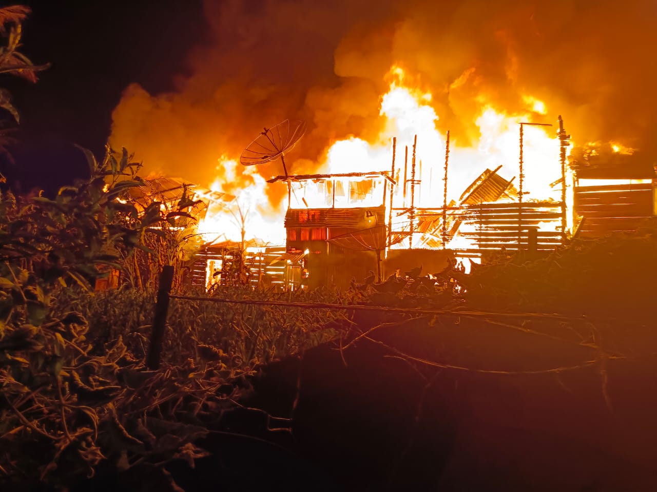 48 Rumah Terbakar Di Gayo Lues