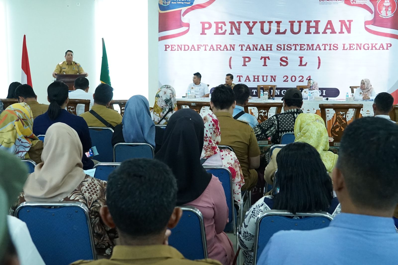 Pj Wali Kota Tebingtinggi Narasumber Penyuluhan PTSL 2024