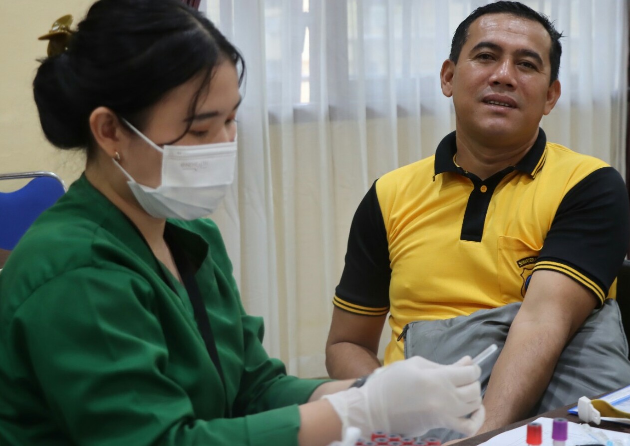 Polres P.Siantar Laksanakan Rikkes Berkala 2024