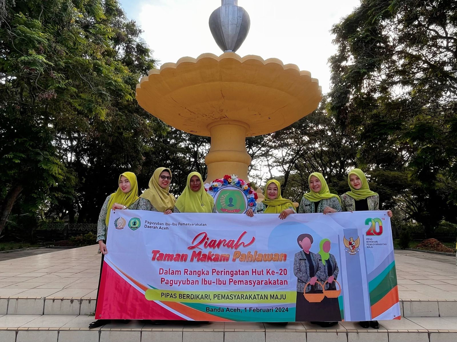 Ziarah Makam Pahlawan Memperingati HUT Ke-20 PIPAS