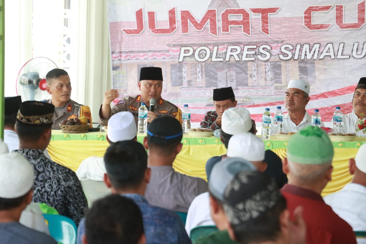Kapolres Simalungun: Jumat Curhat Untuk Lebih Memahami Kondisi Masyarakat