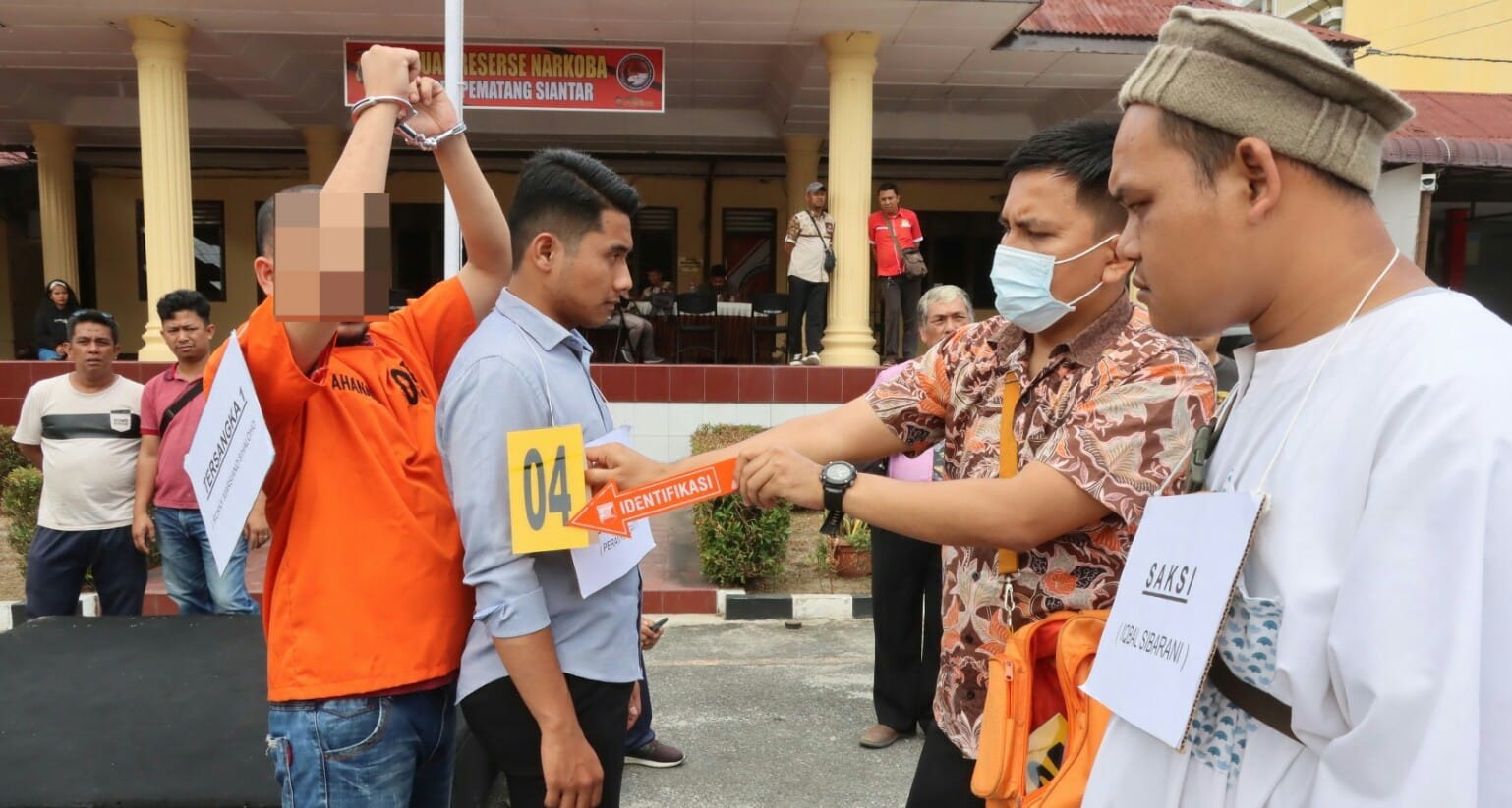 Polres P. Siantar Rekonstruksi Kasus Pembunuhan