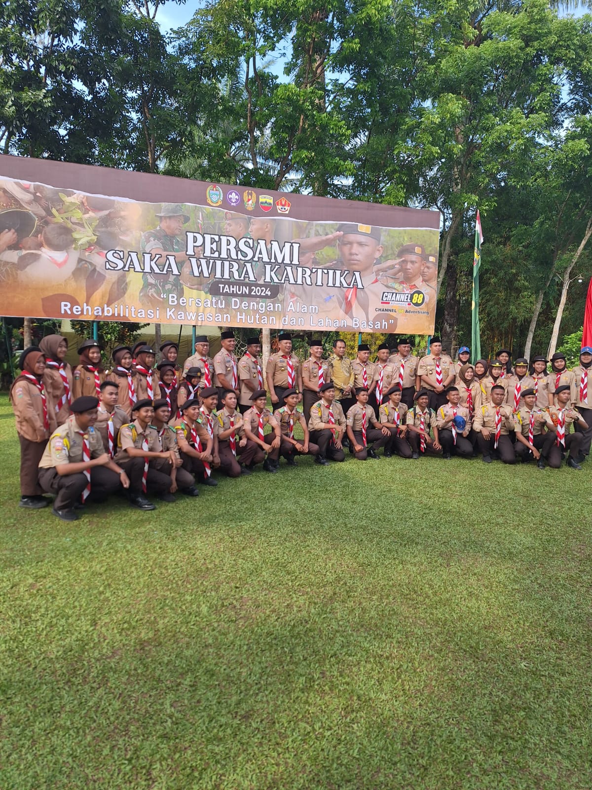 Pangdam I BB Buka Persami Dan Penanaman Pohon Di Binjai