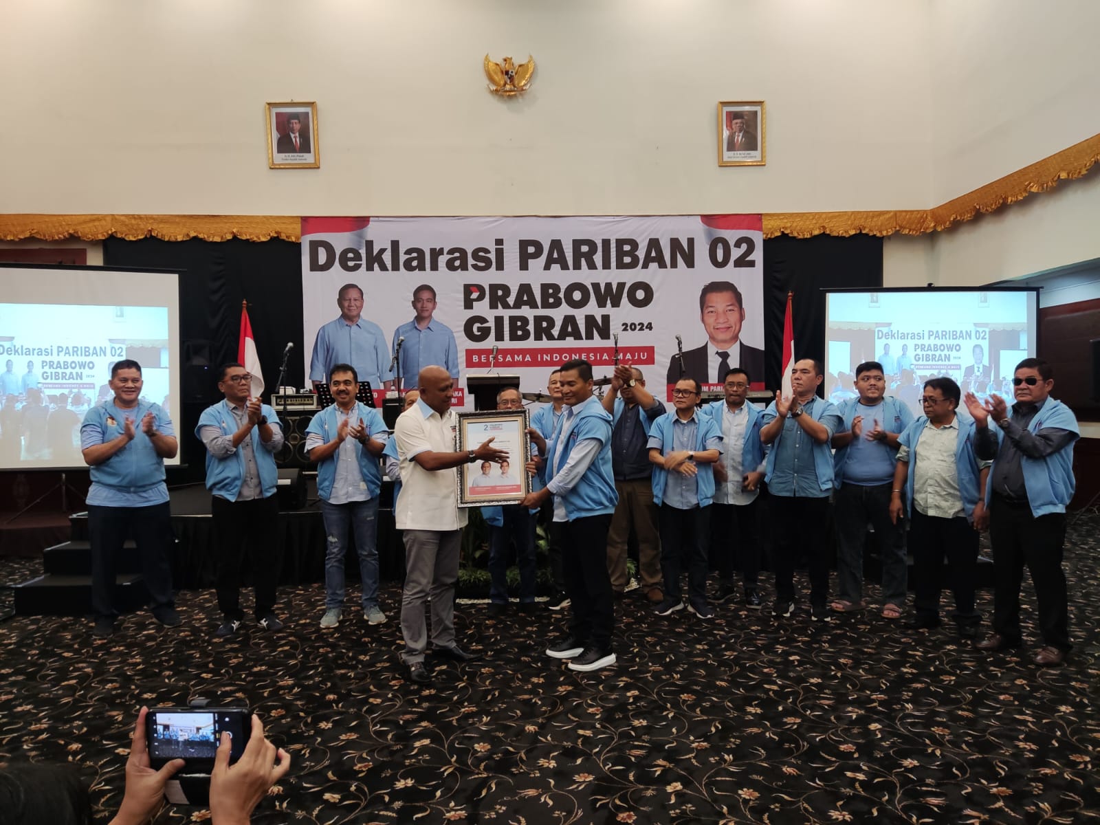 Relawan PARIBAN Deklarasi, Siap Menangkan Prabowo-Gibran Satu Putaran