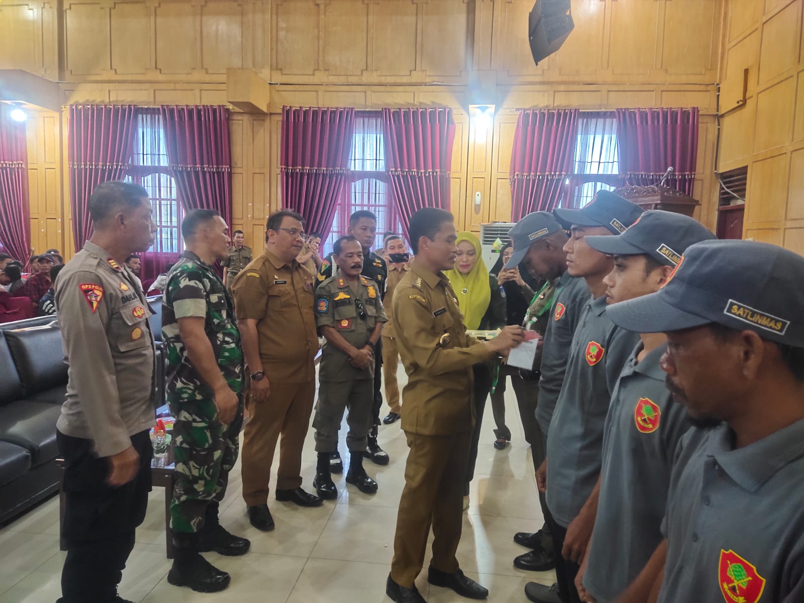 Satlinmas Gampong Ujung Tombak Pengamanan Pemilu