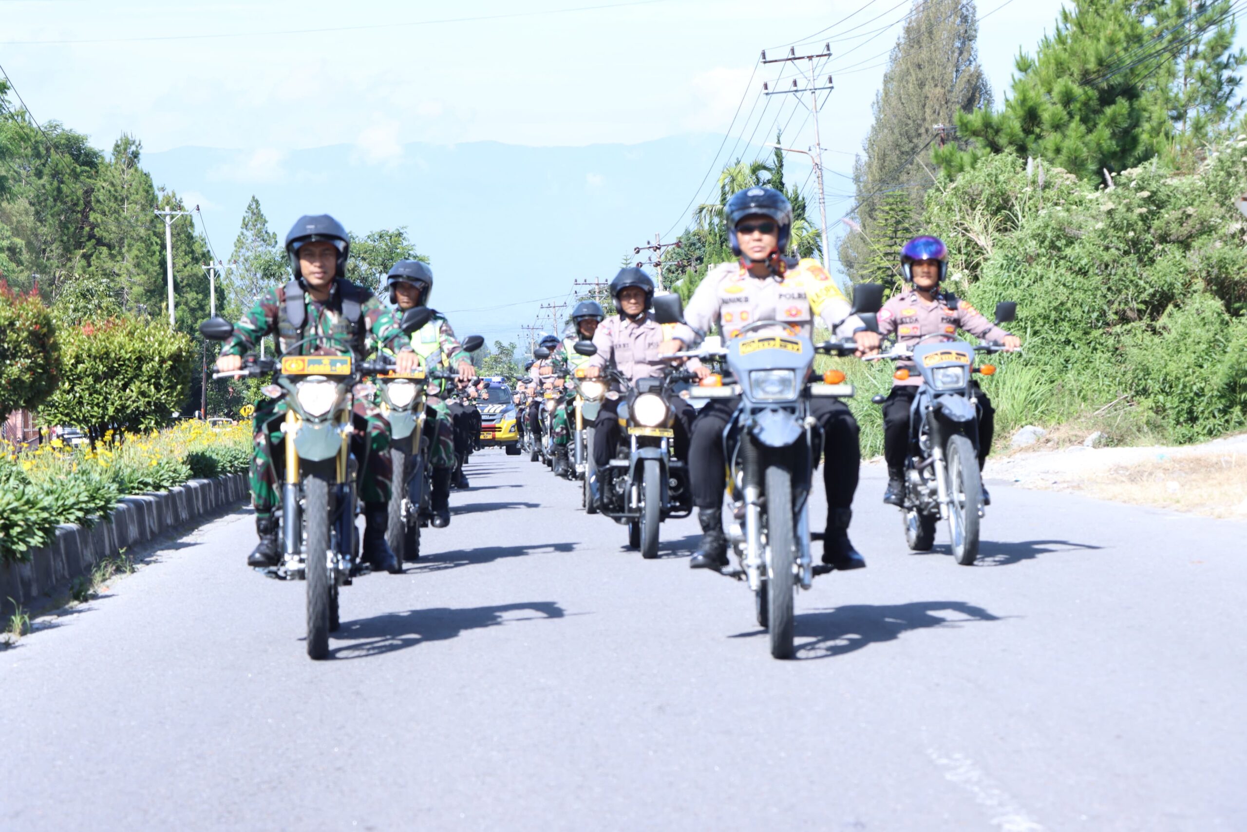 Jelang Pemilu, Kapolres Bener Meriah Patroli Bersama TNI