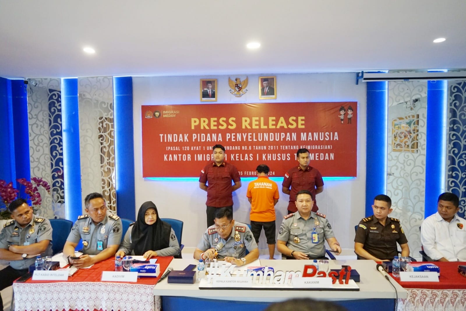 Imigrasi Medan Tangkap Pelaku Penyelundupan Manusia, Terima Upah Rp6,5 Juta