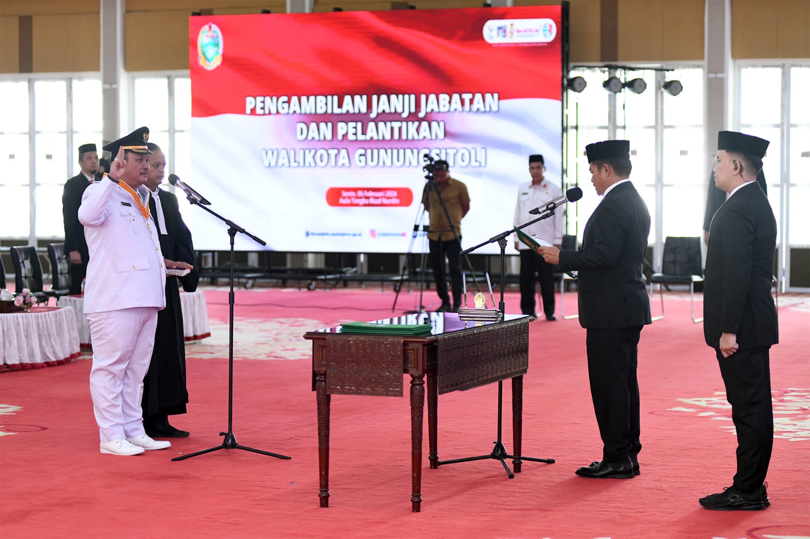 Sowa'a Laoli Dilantik Jadi Wali Kota Gunungsitoli